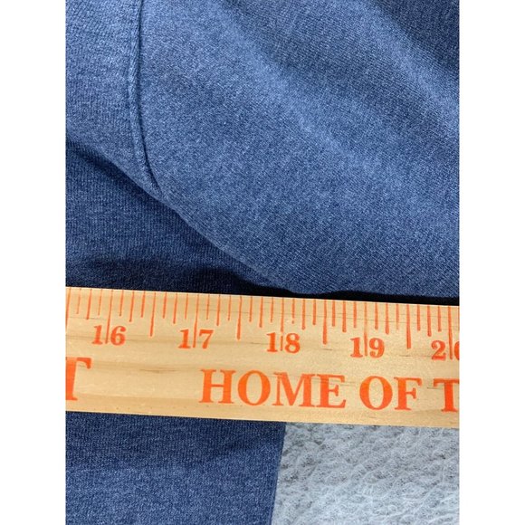 Abercrombie & Fitch Moose Distressed Hoodie Sweatshirt (Women's Small)‎ Blue - Picture 9 of 13